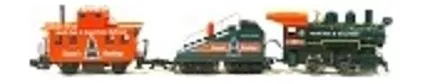 0-4-0 SWITCHER CHRISTMAS W/CABOOSE by Aristo Craft Trains