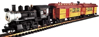 0-4-0T Passenger Set Santa Fe (ATSF) by Aristo Craft