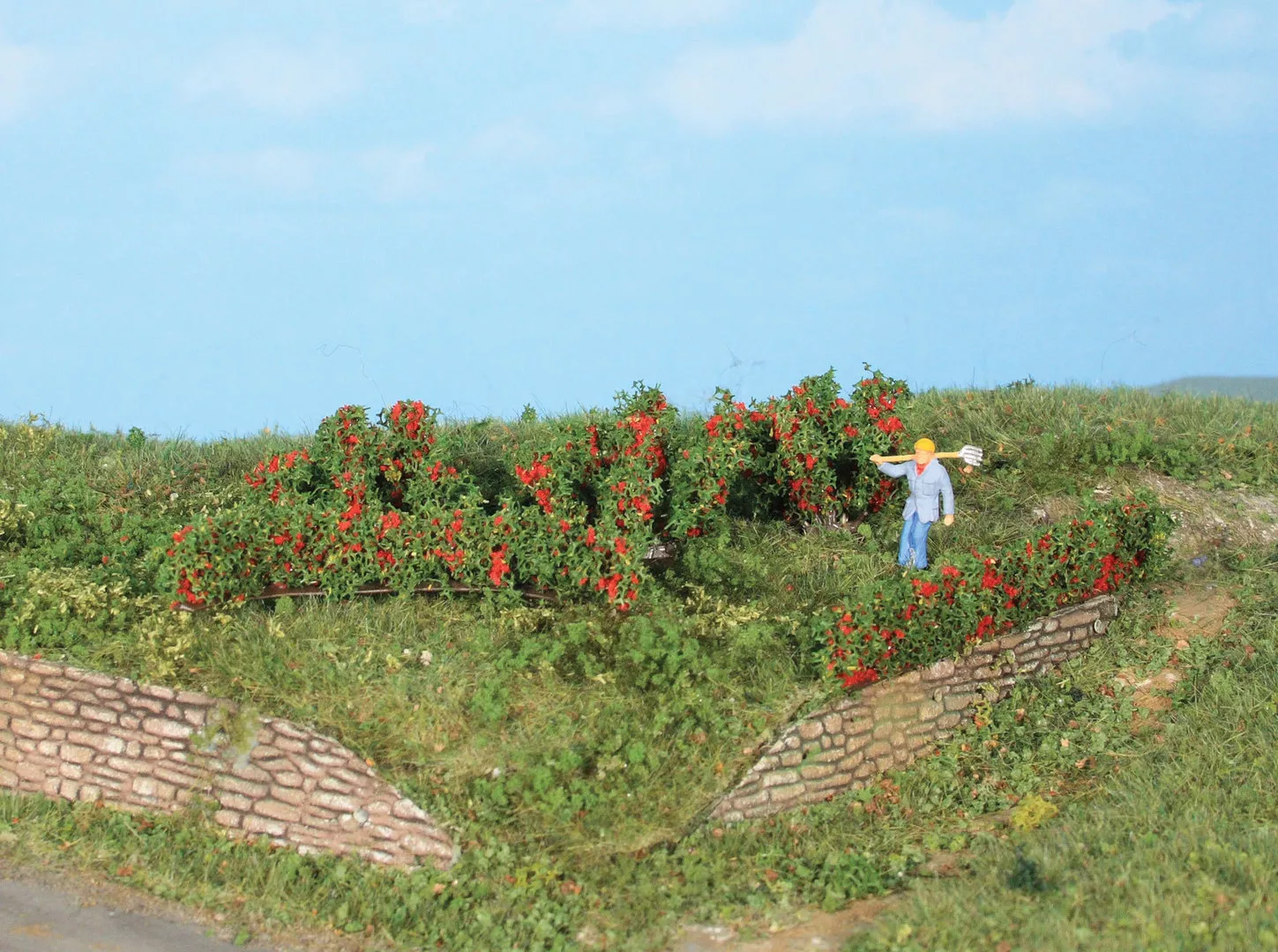 10 Rose Hedges and Bushes 0.7cm