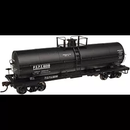 11,000-Gallon Tank Car w/Platform - Ready to Run - Master(R) -- Phillips Petroleum Co. #16112 (black)