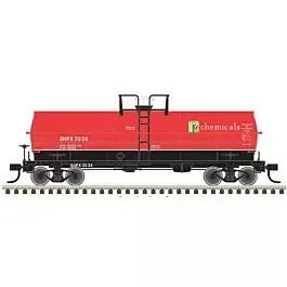 11,000-Gallon Tank Car with Platform - Ready to Run - Master(R) -- PPG Chemicals SHPX #3545 (red, black, white)