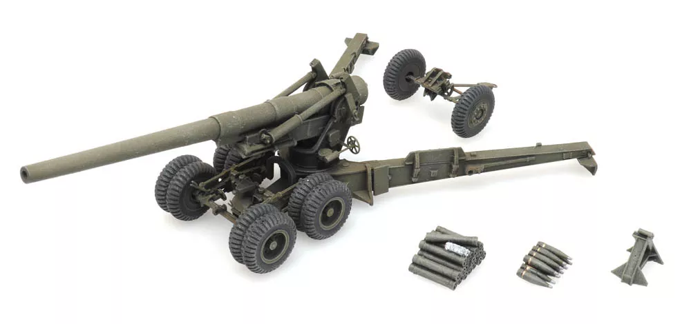 155 mm Gun M1 'Long Tom' firing mode