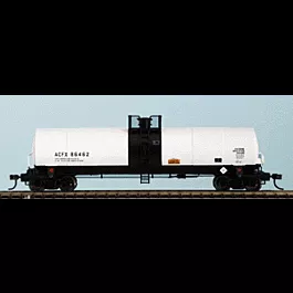 17,360 Gallon Insulated General Service Tank Car -- ACFX #86462 (white w/black center band)