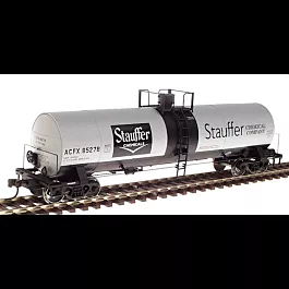 17,360 Gallon Insulated General Service Tank Car -- Stauffer Chemical #85278 (gray, black)