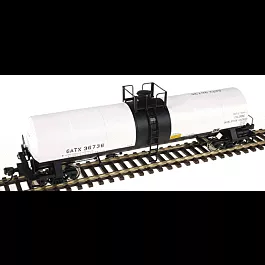 17,360 Gallon Tank Car -- GATX #36736 (white w/black center band)