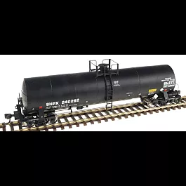 17,360 Gallon Tank Car -- SHPX #240282 (black, white)