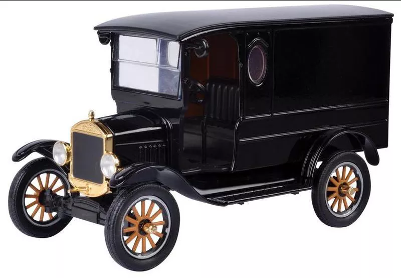 1925 Ford Model T Paddy Wagon, 1/24 Scale, Black