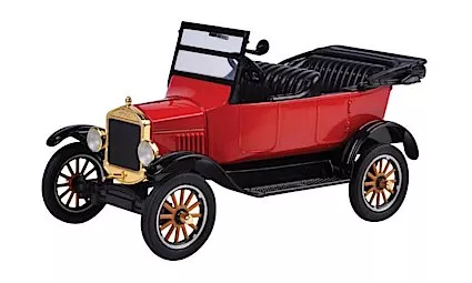1925 Ford Model T Touring Convertible, 1/24 Scale, Red