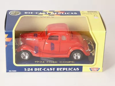 1934 Ford Coupe Hard Top, Red
