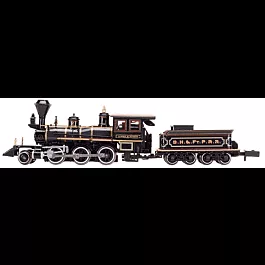 2-6-0 Mogul - Standard DC w/Rapido Couplers -- Black Hills & Fort Pierre #2 "James B. Haggin" (Dark Green, black)