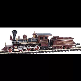 2-6-0 Mogul - Standard DC w/Rapido Couplers -- Denver & Rio Grande #3 (black, gold, red, white, Russian Iron)