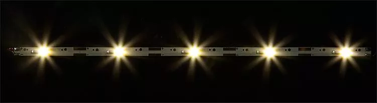 2 LED bar spotlights, warm white, each 180 mm