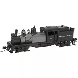 2-Truck Shay - Standard DC - Master(TM) -- East Side Logging #107 (black, graphite)