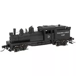 2-Truck Shay - Standard DC - Master(TM) -- Pickering Lumber Corp. #3 (black)