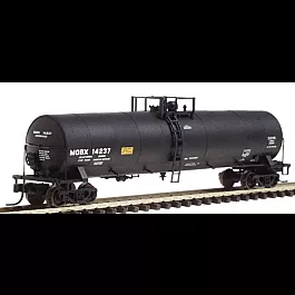 23,500 Gallon Tank Car -- Mobil (MOBX) #14237 (black, white)