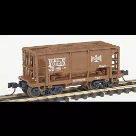25' 70-Ton Ore Car - Ready-to-Run -- Bessemer & Lake Erie #20340 (brown, white)
