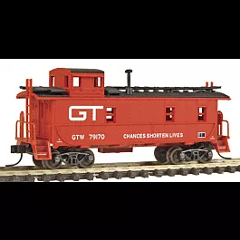 34' Cupola Caboose - Assembled -- Grand Trunk Western #79170