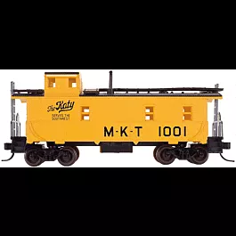 34' Cupola Caboose - Assembled -- Missouri-Kansas-Texas #1001