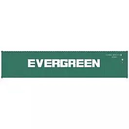 40' Standard-Height Container 3-Pack - Assembled - Master(R) -- Evergreen EGHU (Set #2; green, white)
