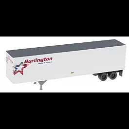 45' Pines Trailer -- Burlington Motor Carriers #A11033 (white, red, black, silver)