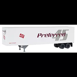45' Pines Trailer -- Milwaukee Road #251029 (red, gray, white, silver)