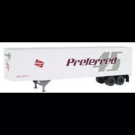45' Pines Trailer -- Milwaukee Road #251051 (red, gray, white, silver)
