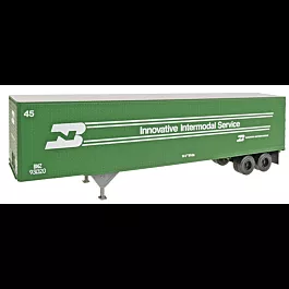 45' Pines Trailers -- Burlington Northern #931320(green, white)