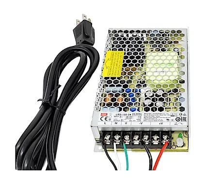 6.5 Amp Power Supply with Power Cord amd Track Power Unit Cable