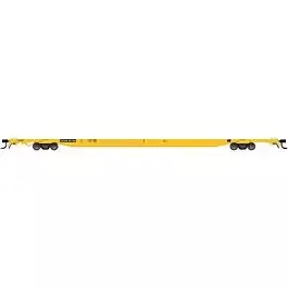 ACF 89' 4" Intermodal Flatcar - Ready to Run -- Department of Defense DODX #42002 (yellow)