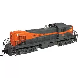 Alco RS-1 - Standard DC - Master(R) Silver -- Long Island #463 (gray, orange)