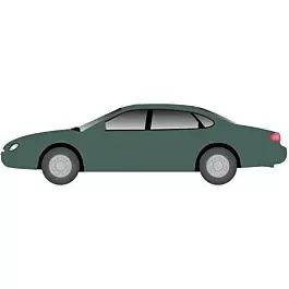 American Autombiles - Ford - Taurus 1996 4-Door Sedan -- Medium Willow Green