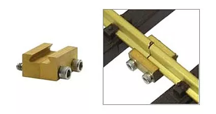 American MainlineBrass Rail Clamps, Over the Rail