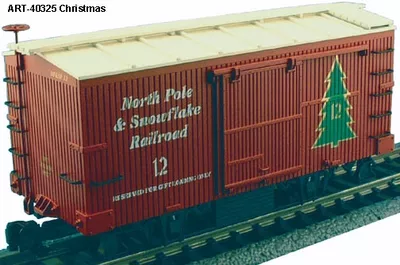 AristoCraft ART40325 Christmas 20'Box Car