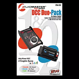 Atlas Master DCC System -- DCC Duo Pack; Includes Commander & Generator