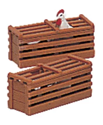Bachmann 92412 Two Chicken Crates