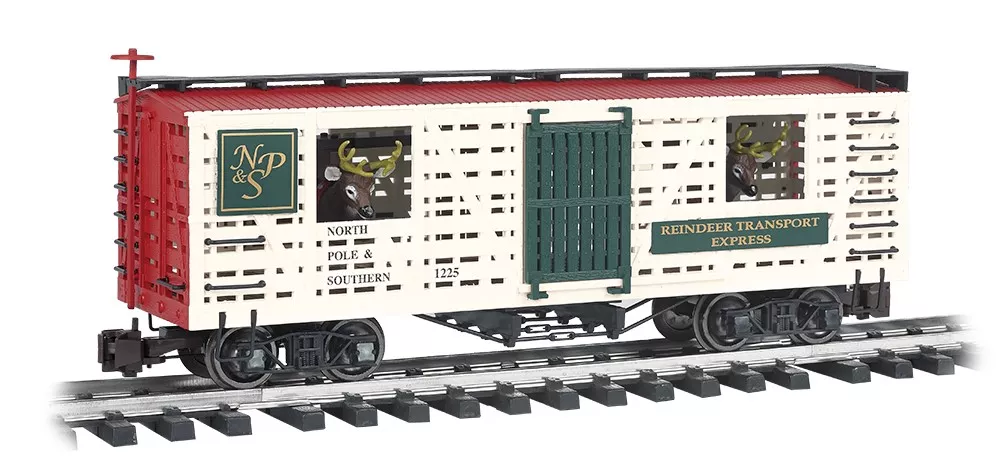 Bachmann 98704 NP&S w/Reindeer - Animated Stock Car
