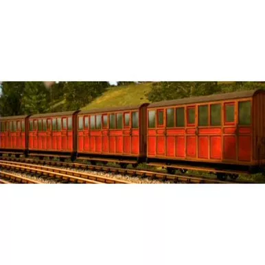 BACHMANN - HOn30 Scale Red Carriage (77205)