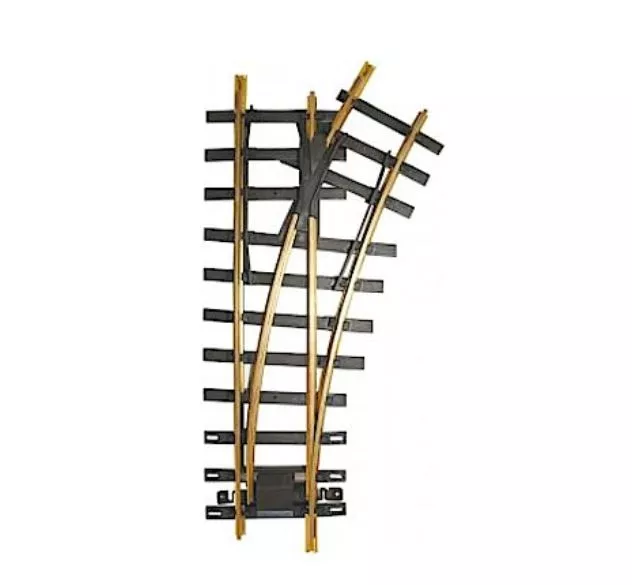 Bachmann Trains 30 Degree 4' Diameter Turnout, Right - Brass Track (Large Scale)