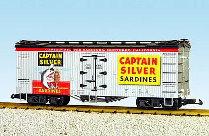 Captain Silver SardinesSimulated Wood Reefer – Silver/Black