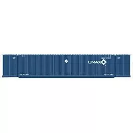 CIMC 53' Cargo Container 3-Pack - Ready to Run - Master(R) -- UMAX Set 1 (254407, 254540, 254600, blue, Logos Forward)