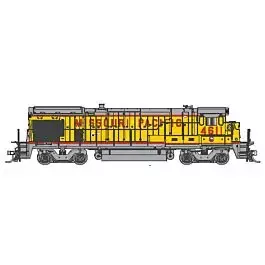 GE B23-7 Phase 1 Low-Nose - Sound & DCC - Master Gold -- Missouri Pacific #4627 (UP Scheme, Armour Yellow, gray, MP-Style Lettering)