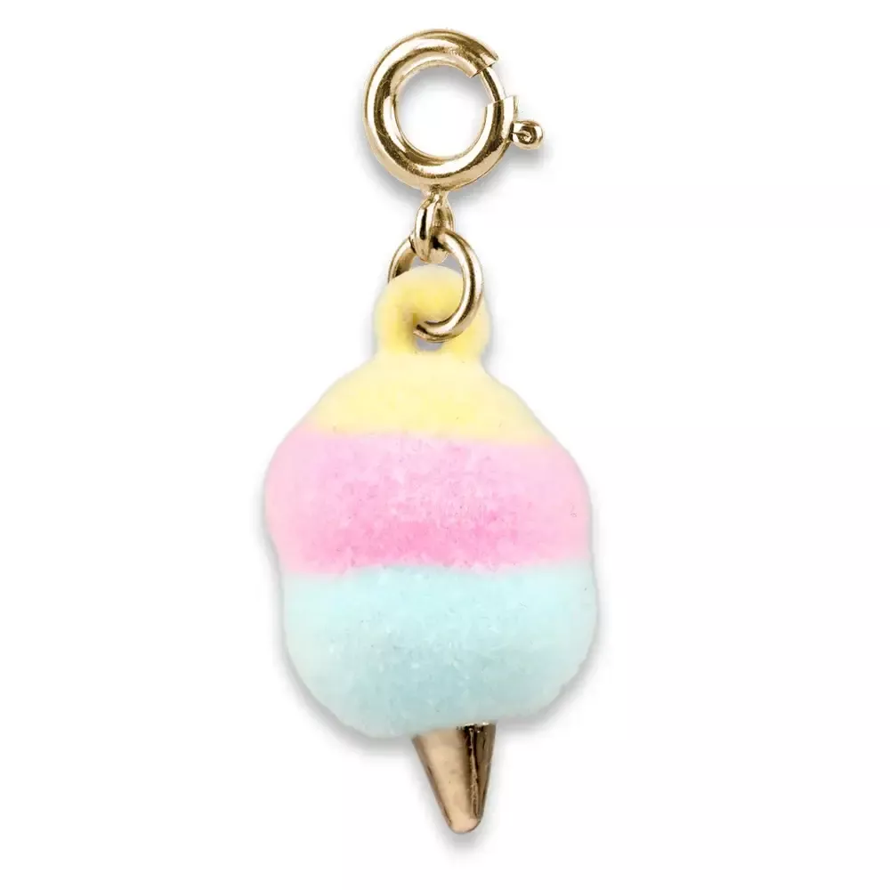 Gold Cotton Candy Charm