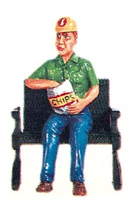 Jonathan - Seated Workman Eating by Aristo Craft