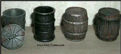 Just Plain Folks JPF 551 Trash Can, Oil Drum, 2 Barrels