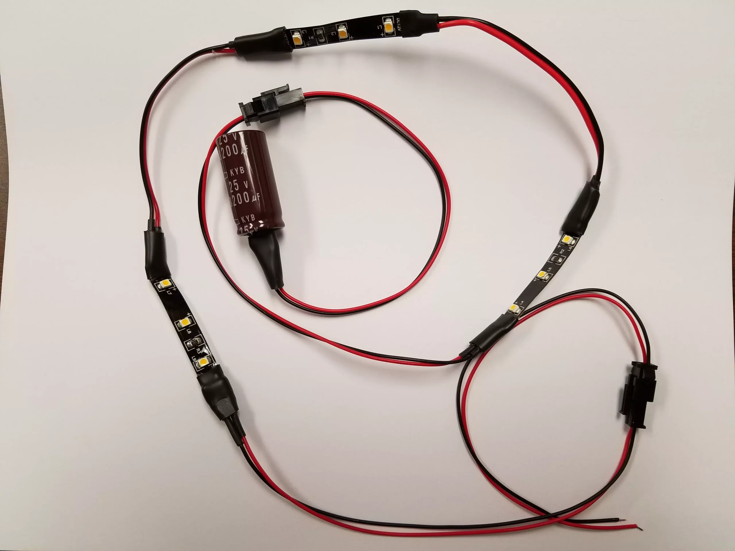 LED Warm White Lights for 2 Axle Bobber Cabooses (DC/Analog only)