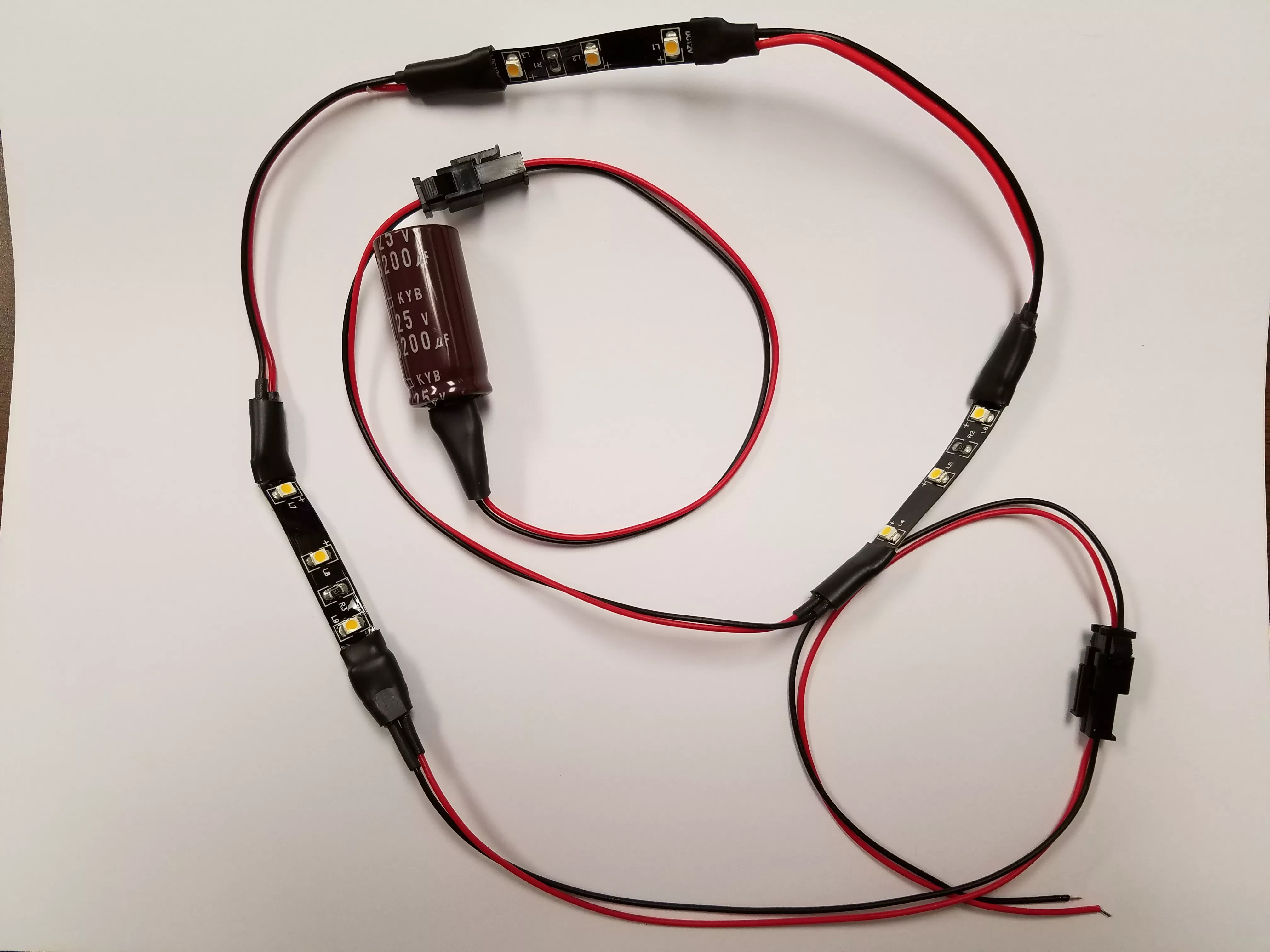LED Warm White Lights for 2 Axle Bobber Cabooses (DC/Analog only)