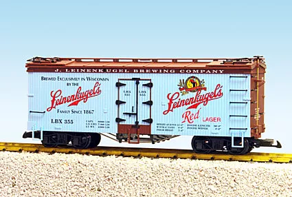 Leinenkugels Red Lager Simulated Wood Reefer – Blue/Brown