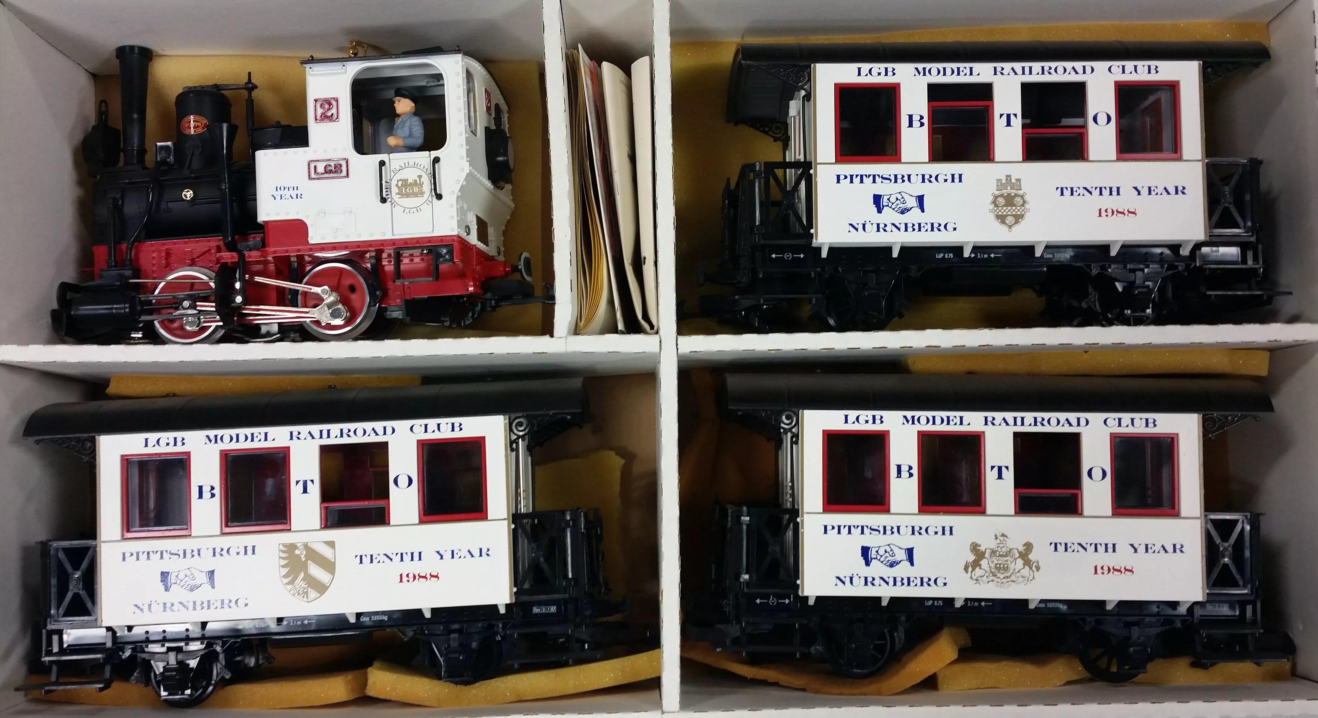 LGB 10th year Limited Edition Pittsburgh Convention Set