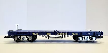 LGB 4060DG Limited Edition Wilson Circus Blue Flat Car, Collection Item