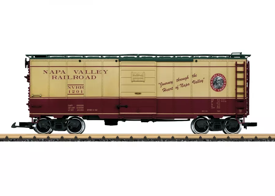 LGB 41915 "Napa Valley Wine Train" Boxcar, Era VI Road Number 1202, Collection Item